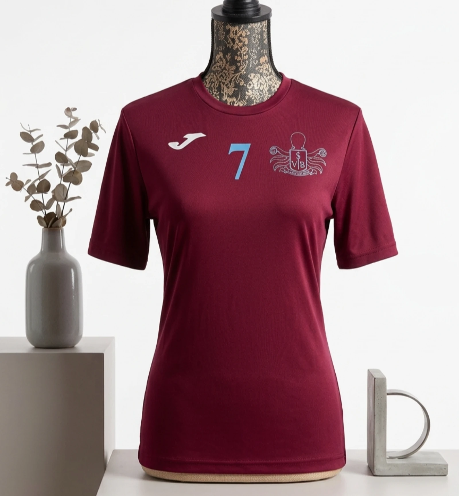 ❤️ tee-shirt de manga corta de deporte de voleibol número 7 mujer T36 ❤️ – photo 4